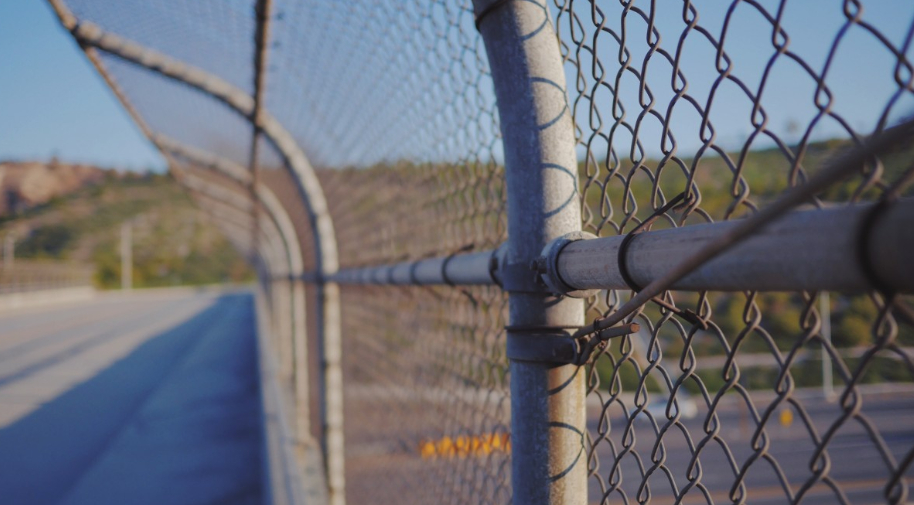 this is a picture of installed fence in Carmichael, CA